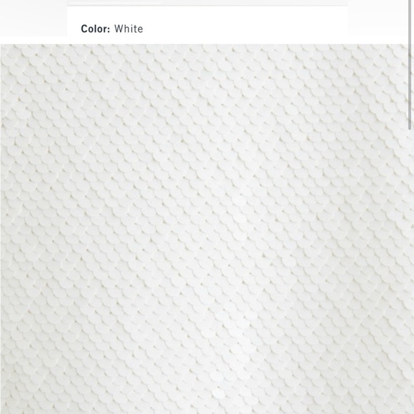 White Sequin Mini Dress Abercrombie & Fitch Size XXS - Picture 8 of 15